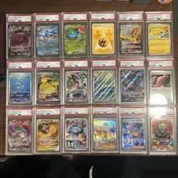 PSA Pokemon Card Lot!! 18 Cards! Psa - Image 1