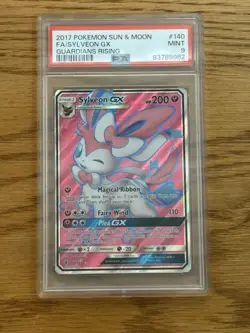 2017 POKEMON SUN & MOON GUARDIANS RISING #140 FA/SYLVEON GX GUARDIANS RISING - Image 1