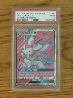 2017 POKEMON SUN & MOON GUARDIANS RISING #140 FA/SYLVEON GX GUARDIANS RISING - Image 2