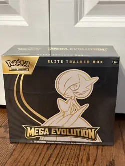 *SEALED* Pokemon TCG Mega Evolution Elite Trainer Box Brand New, 9 Packs SEALED - Image 1