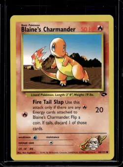 2000 Pokemon Gym Challenge Blaine's Charmander #60/132 - Image 1