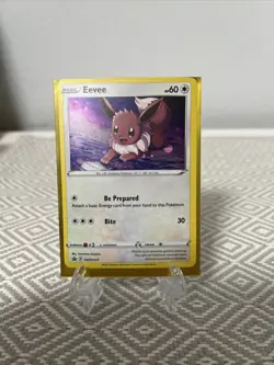 Eevee - SWSH127 - Pokemon TCG: Black Star Promo Holo Evolving Skies Card - Image 1
