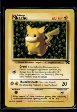1999 Pokemon Wizards Black Star Promos Pikachu #1 - Image 1