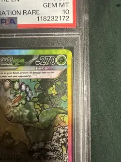 Pokemon TCG PSA GEM MINT 10 Leafeon EX Special Illustration Rare 144/131 - Image 3