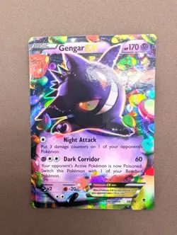 Pokemon Gengar EXPhantom Forces #34/119 TCG Reverse Holo LP - Image 3