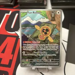 Fan Rotom 250/217 IR Ascended Heroes Evolution English Pokemon TCG MINT - Image 1