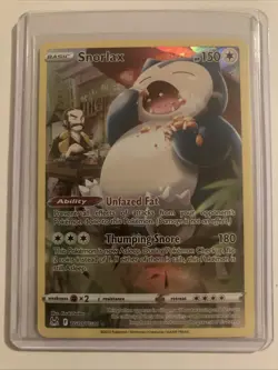 Pokemon TCG Snorlax Trainer Gallery TG10/TG30 Lost Origin Holo Ultra Rare - Image 1