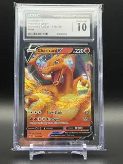 Pokemon Charizard V Ultra Rare Holo 019/189 Darkness Ablaze CGC 10 - Image 1