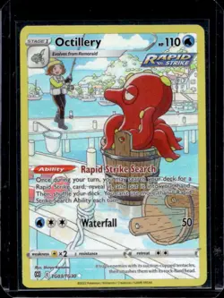 2022 Pokemon SWSH Brilliant Stars Octillery Trainer Gallery Holo #TG03/TG30 - Image 1