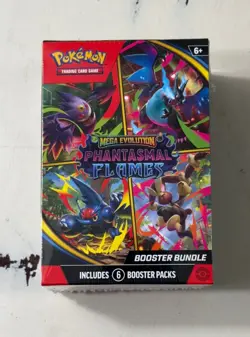 Pokemon Mega Evolution Phantasmal Flames Booster Bundle Brand New Factory Sealed - Image 1