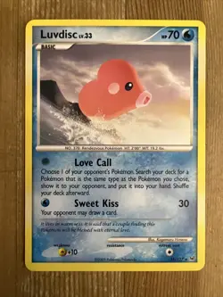 Luvdisc - 35/127 - Rare LP English Pokemon Platinum - Image 1