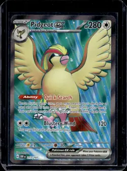2023 Pokemon SV Obsidian Flames - OBF EN Pidgeot ex #217/197 - Image 1