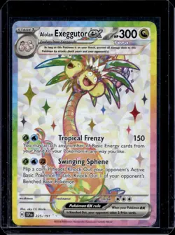 2024 Pokemon Surging Sparks Alolan Exeggutor Ex #225/191 - Image 1