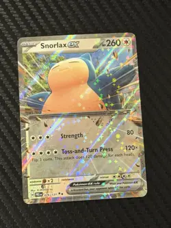 Snorlax Ex 76/131 - Pokemon TCG S&V Prismatic Evolutions Double Rare Holo NM - Image 1