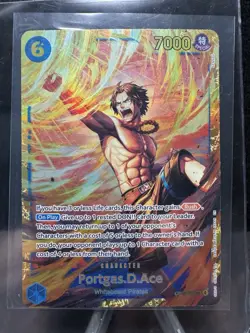 PORTGAS.D.ACE OP13-119 SECRET RARE 2025 ONE PIECE-Carrying On His Will - Image 1