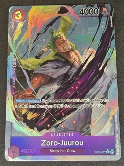 Zoro-Juurou OP05-067 Alt Art Rare Awakening Of The New Era One Piece TCG English - Image 1