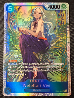 One Piece TCG Nefeltari Vivi EB03-024 Extra Booster Heroines Edition SR Eng NM - Image 1