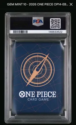 One Piece OP09-051 OP14 Buggy Silver 3rd Anniversary English PSA 10 - Image 3