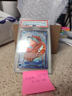 One Piece OP09-051 OP14 Buggy Silver 3rd Anniversary English PSA 10 - Image 5