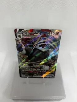 Pokemon TCG Aggron VMAX Holo Ultra Rare Card Brilliant Stars 097/172 - Image 2