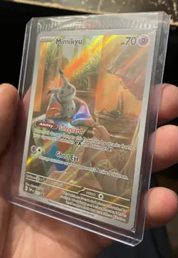 Pokemon Mimikyu Promo Full Art Holo SVP 075 Card - Image 1