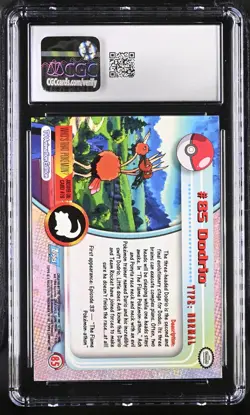 CGC 8 Dodrio 2000 Series 2 Topps 85 Rainbow Foil Pokemon Card - Image 2