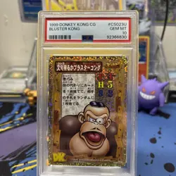 1999 Nintendo Donkey Kong Card Game #CS023U Complaining Bluster PSA 10 - Image 1