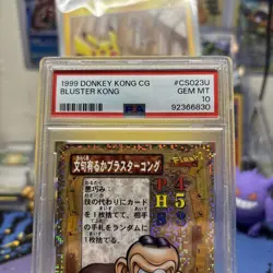 1999 Nintendo Donkey Kong Card Game #CS023U Complaining Bluster PSA 10 - Image 2
