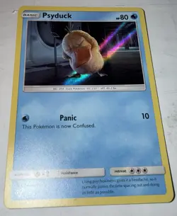 Psyduck (Holo Common) 7/18 Holo Detective Pikachu - Pokemon Card - NM - Image 1