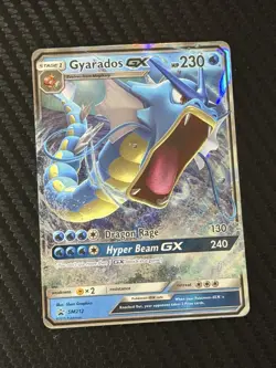 Pokemon Card TCG - Gyarados GX SM212 Hidden Fates Sun & Moon Promo Near Mint - Image 1