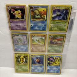 Lot-C 39 Vintage Pokemon Cards Tcg From Base Set, Fossil, Jungle, Neo Genesis M - Image 2