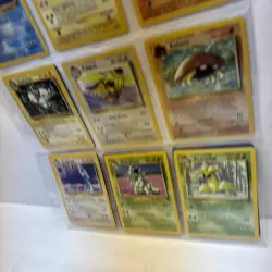 Lot-C 39 Vintage Pokemon Cards Tcg From Base Set, Fossil, Jungle, Neo Genesis M - Image 3