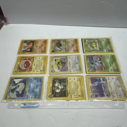 Lot-C 39 Vintage Pokemon Cards Tcg From Base Set, Fossil, Jungle, Neo Genesis M - Image 5