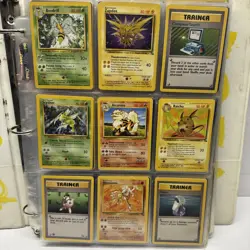 Lot A- 180 Vintage Pokemon Cards Tcg From Base Set, Fossil, Jungle, Neo Genesis - Image 1