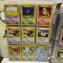 Lot A- 180 Vintage Pokemon Cards Tcg From Base Set, Fossil, Jungle, Neo Genesis - Image 4