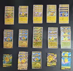 61*Lot Pokemon TCG Card S.Chinese CS5.1C 002/004 Pikachu Holo JL89 - Image 1