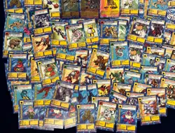 1999 Digimon Card Vintage - Huge Lot of 200 - Gatomon Silver Holographic Letters - Image 4