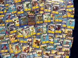 1999 Digimon Card Vintage - Huge Lot of 200 - Gatomon Silver Holographic Letters - Image 5