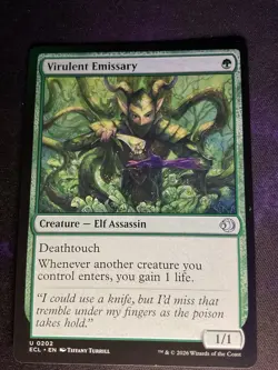 MTG * Virulent Emissary Lorwyn Eclipsed * 1X * NM - Image 1