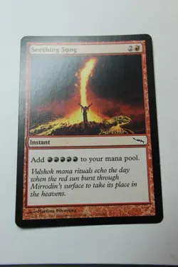 MTG Seething Song x1- -Mirrodin-Lightly Played - Image 1