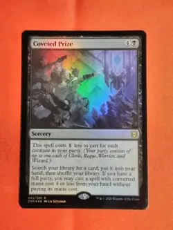 Coveted Prize 095/280 - Foil Rare - Zendikar Rising - MTG - Unplayed Mint+ - Image 1