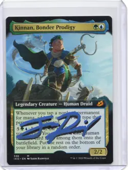 Kinnan, Bonder Prodigy Regular Signed Artist Proof MTG RARE - Image 1