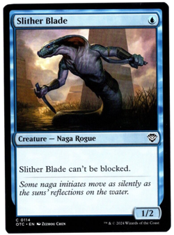 Slither Blade 0114 Non Foil Common Outlaws of Thunder Junction MTG NM - Image 1
