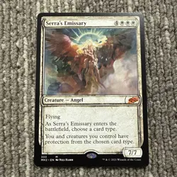 Serra's Emissary Modern Horizons 2 Commander MTG NM White Angel - Image 1