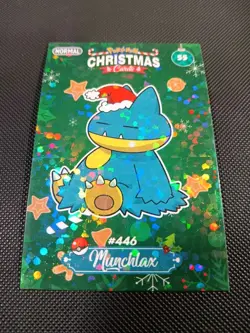 Pokemon 2024 Peru DKV Collectoons Christmas Set #55 Munchlax Holo US Seller - Image 1