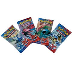 Lot of (4) Pokemon TCG XY Base Set Booster Packs Sealed All 4 Artworks - Image 1