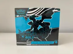 Pokemon Scarlet & Violet Black Bolt Elite Trainer Box ETB Factory Sealed NEW - Image 1