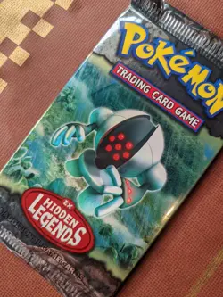 Pokemon EX Hidden Legends Booster Pack Sealed Factory New 17.66g !! - Image 3