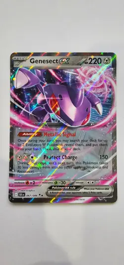 Genesect ex 067/086 - Black Bolt - Pokemon TCG - Double Rare - Image 1