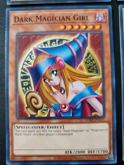 Yugioh Blue Eyes White Dragon Dark Magician Girl Red Eyes Black 4 Card Set - Image 4